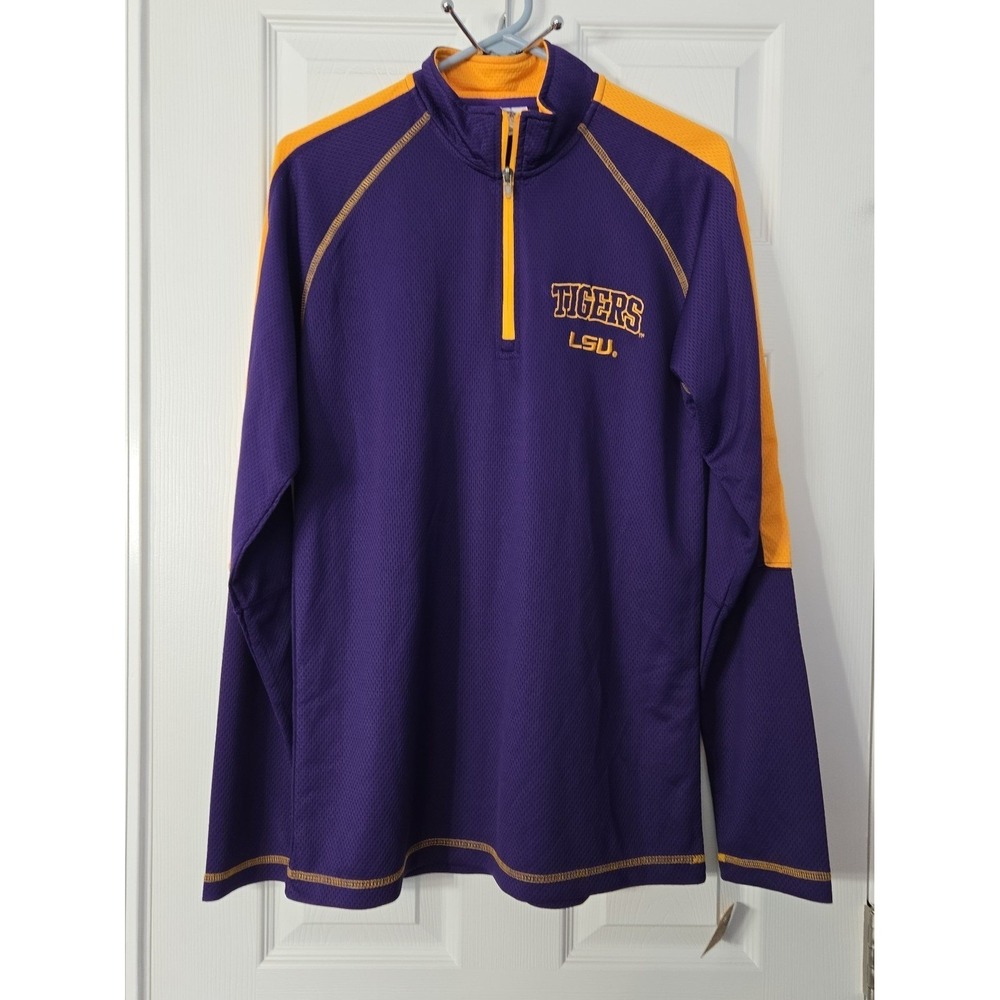 LSU Rivalry Theads New Pullover Size Medium Purple & Gold.